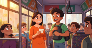 Take a city bus in Marathi