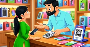 Pay at a shop in Marathi