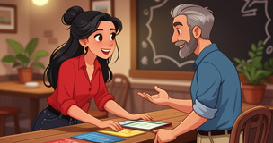 Order food in a restaurant